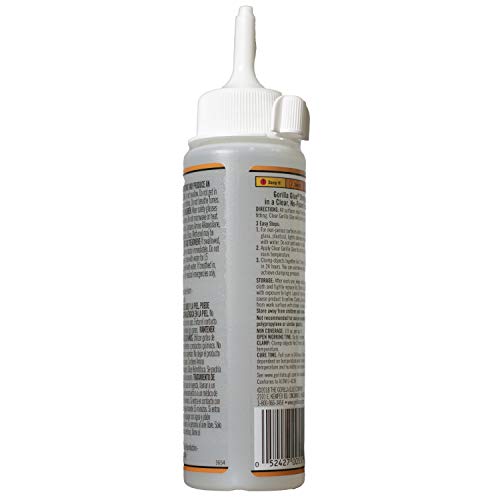 Gorilla Glue, 5.75 Ounce Bottle, Clear