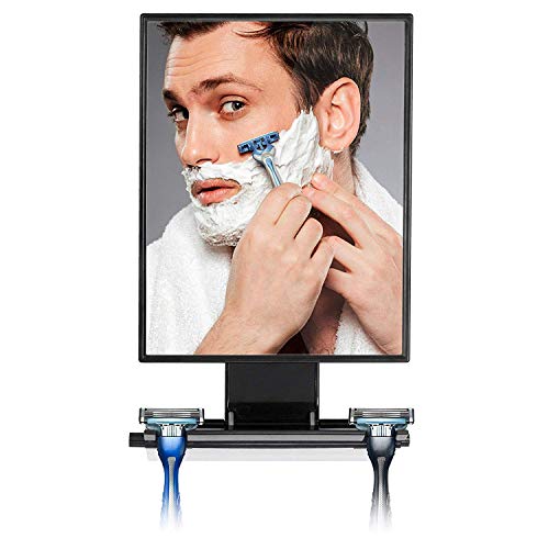 ToiletTree Products Deluxe Fogless Shower Shaving Mirror with Squeegee