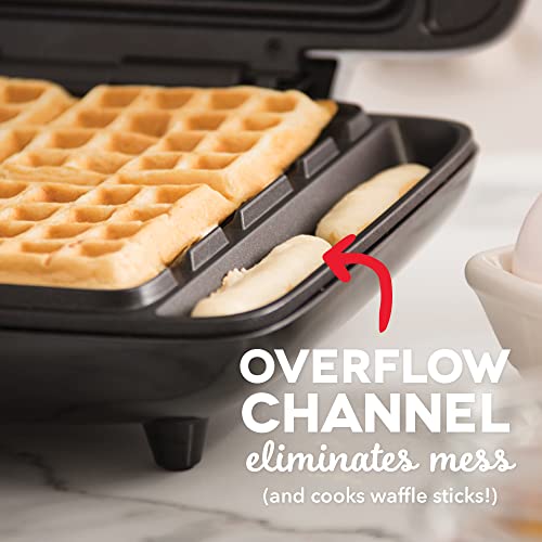 Dash Deluxe No-Drip Waffle Iron Maker