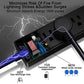 6 Ft Power Strip Surge Protector with 3 USB Ports