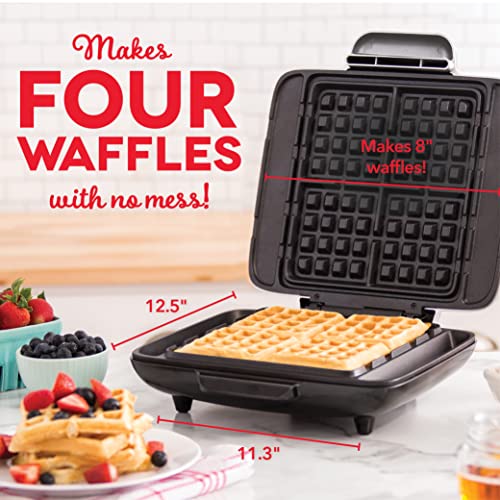 Dash Deluxe No-Drip Waffle Iron Maker