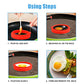 Emoly Silicone Egg Cooking Rings