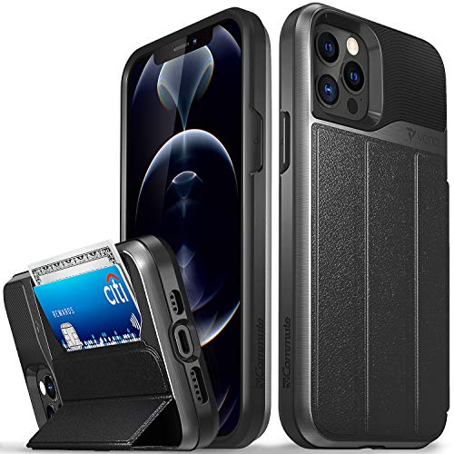 VENA vCommute Wallet Case Compatible with Apple iPhone 12 / iPhone 12 Pro